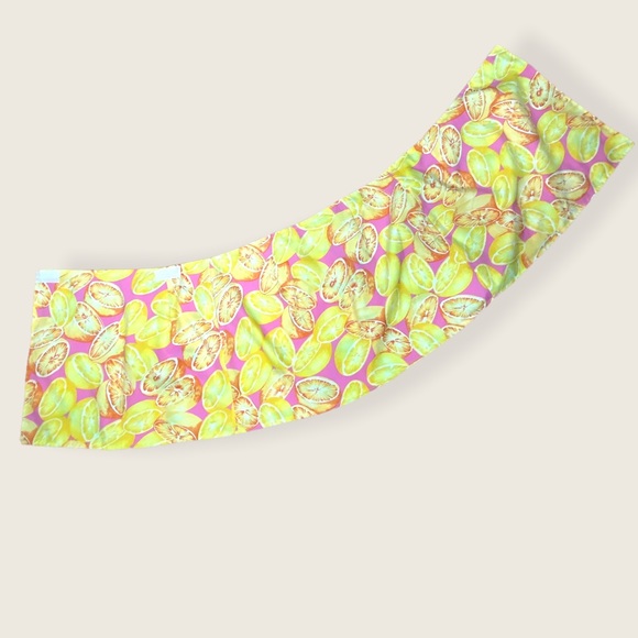 Lemon & Limes Citrus Pattern Bikini Sarong Cover M - Picture 12 of 12